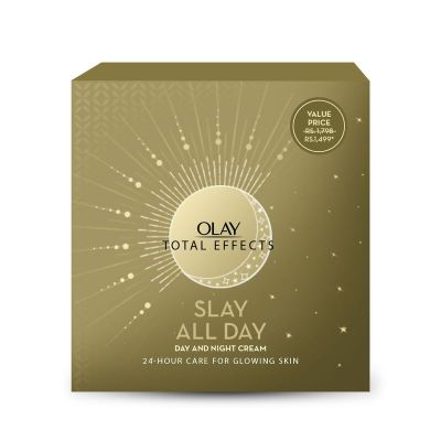 Olay Total Effects Day Cream + Olay Total Effects Night Cream – Slay All Day Pack (100gm) Birthday Gift Pack