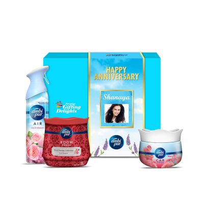 Ambipur Rose Happy Anniversary Trio Gift Pack