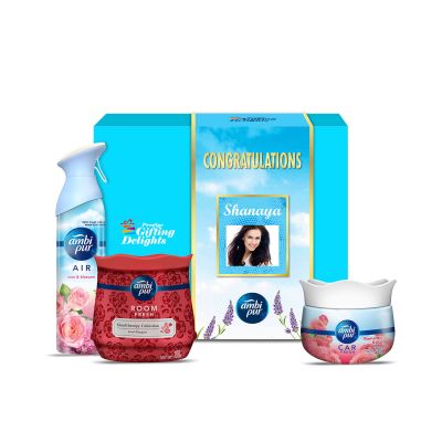 Ambipur Rose Congratulations Trio Gift Pack