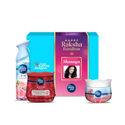 Ambipur Rose Rakhi Trio Gift Pack