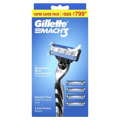 Gillette Mach3 Razor Super Savor Gift Pack