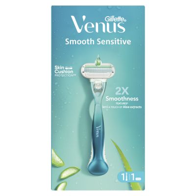 Gillette Venus Smooth Hair Removal Razor for Women with Aloe Vera