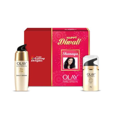 Olay Total Effect Cream + Serum Diwali Kit