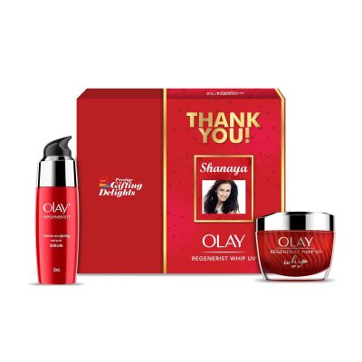 Olay Whip + Regenerist Serum Thank You Gift pack