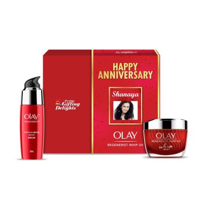 Olay Whip + Regenerist Serum Anniversary Gift pack