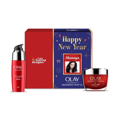 Olay Whip + Regenerist Serum New Year Gift pack