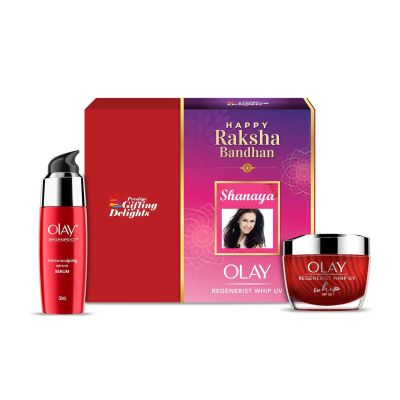 Olay Whip + Regenerist Serum Rakhi Gift pack