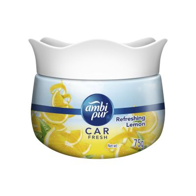 Ambi Pur Car Freshener Gel Refreshing Lemon 75 gm