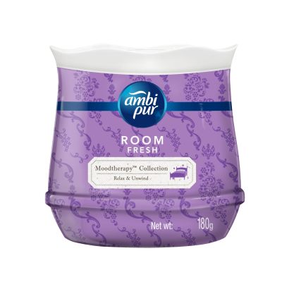 Ambi Pur MoodTherapy collection Room Fresh Gel Relax & Unwind - Lavender 180 gm