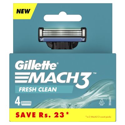 Gillette Mach3 Shaving Cartridges Pack Of 4