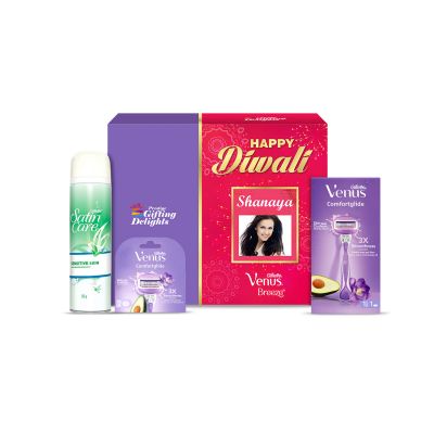 Gillette Venus Breeze Razor Shaving Diwali Gift Pack for Women