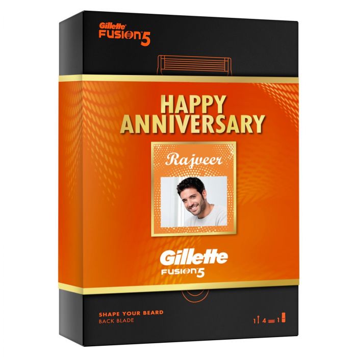 Gillette Fusion Premium Anniversary Gift Pack for Men