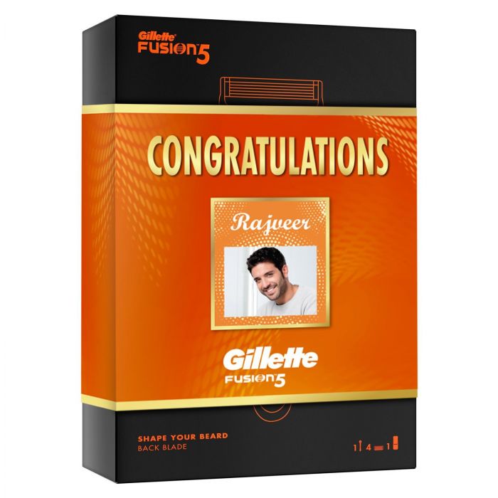 Gillette Fusion Premium Congratulation Gift Pack for Men