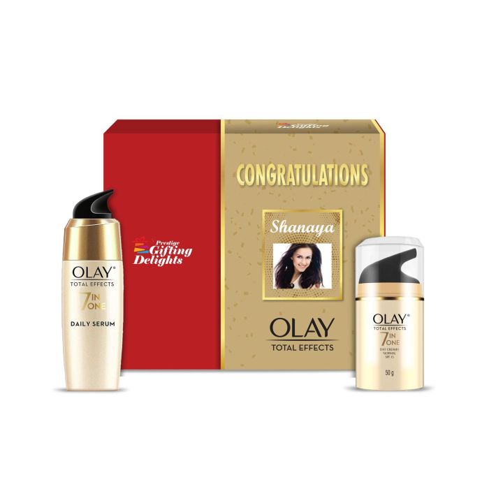 Olay Total Effect Cream + Serum Congratulations Kit