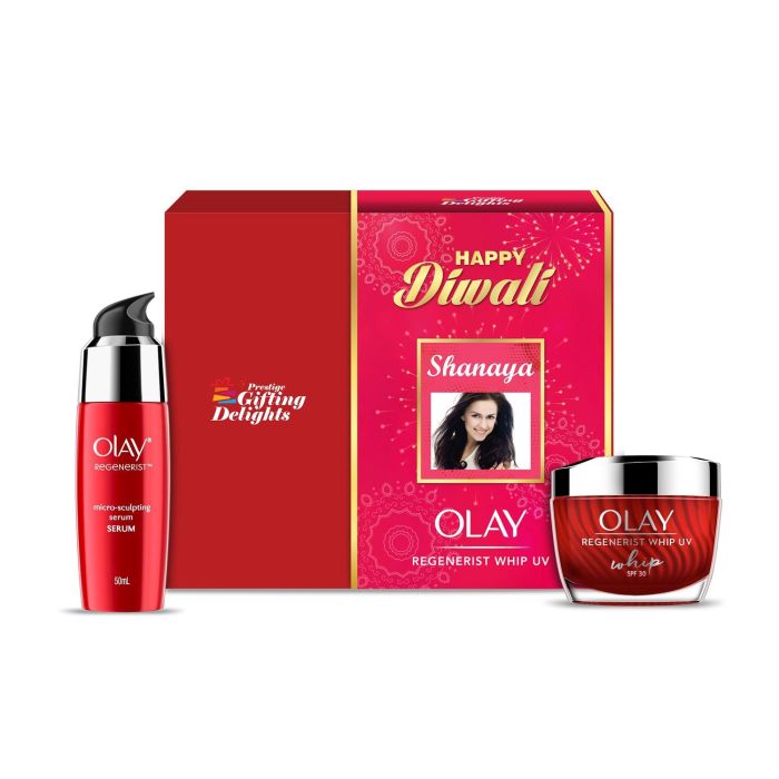 Olay Whip + Regenerist Serum Diwali Gift pack