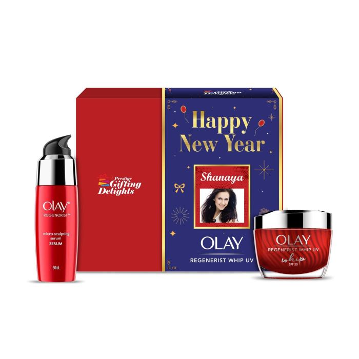 Olay Whip + Regenerist Serum New Year Gift pack