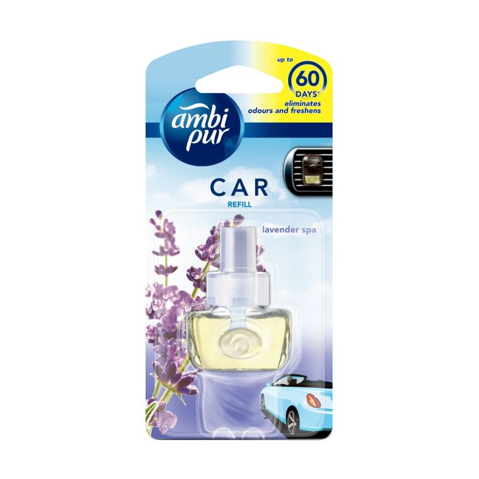 Ambi Pur Lavender Spa Car Air Freshener Refill - 7.5ml