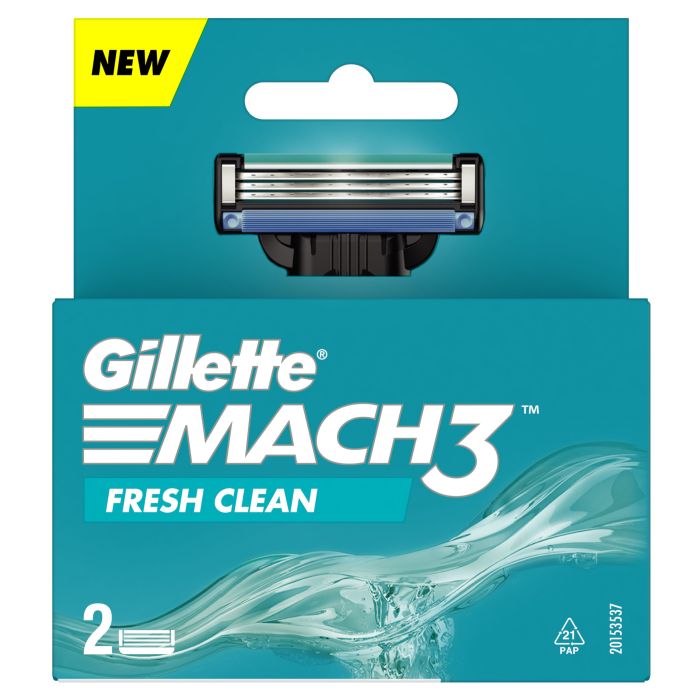 Gillette Mach3 Shaving Cartridges Pack Of 2