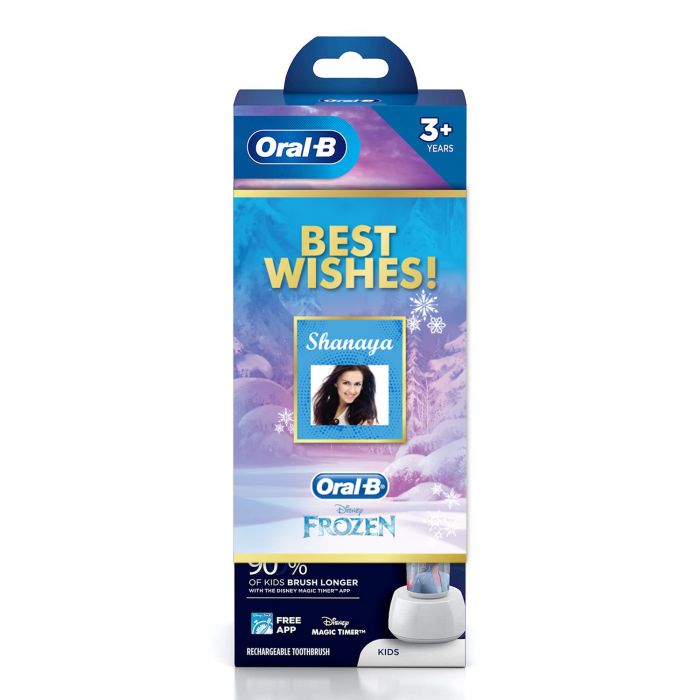 Oral-B Kids Electric Rechargeable Toothbrush Frozen Gift Pack