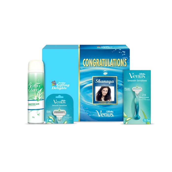 Gillette Venus Razor Shaving Congratulations Gift Pack for Women