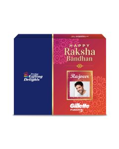 Gillette Fusion Power Razor Complete Shaving Rakhi Gift Pack For Men With 4 Cartridge