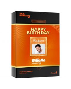 Gillette Fusion Premium Birthday Gift Pack for Men