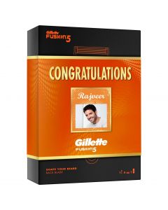 Gillette Fusion Premium Congratulation Gift Pack for Men