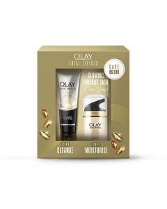 Olay Total Effect Day Cream (Spf 15), 50g & Cleanser Pack For Anti Ageing, 100g Birthday Gift Pack