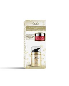 Olay TE Day Cream 50g + Olay Regenerist Micro-sculpting Cream Mini 10g Anniversary Gift Pack