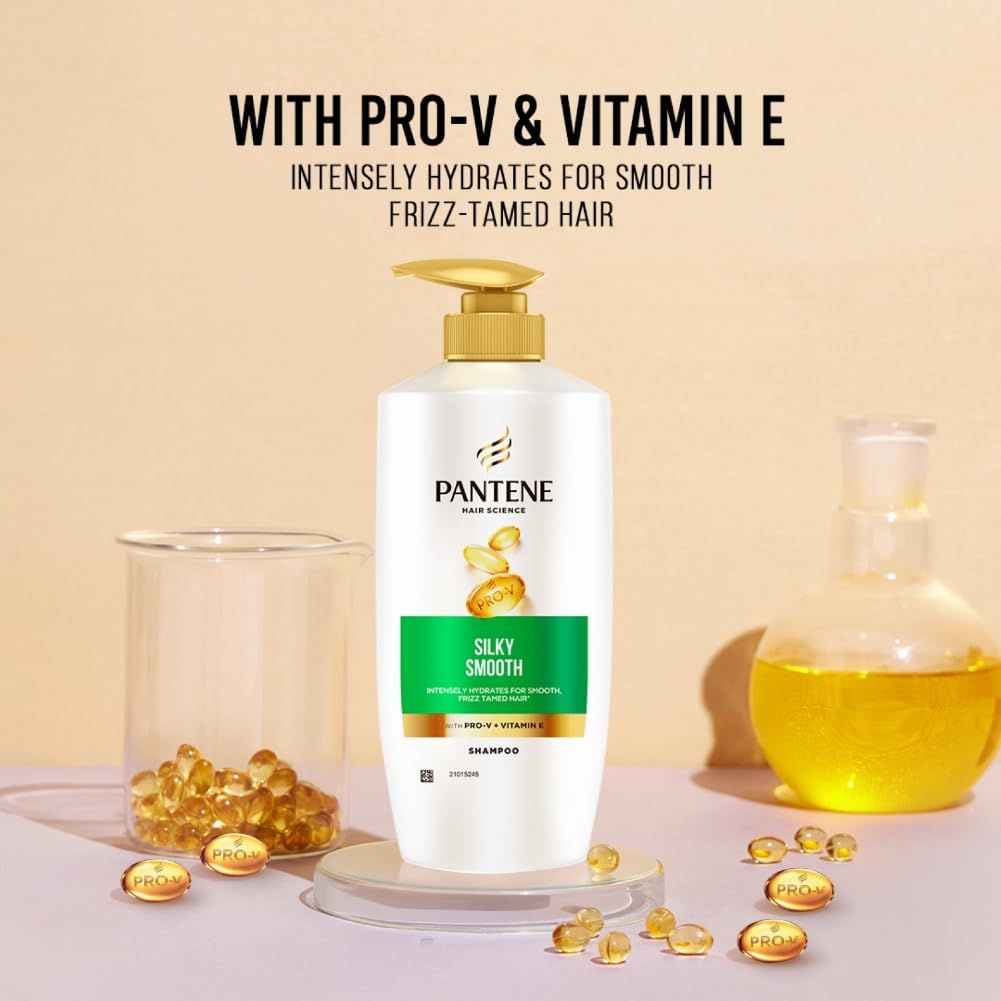 Pantene Advanced Hairfall Solution, Silky Smooth Care Shampoo 340ml