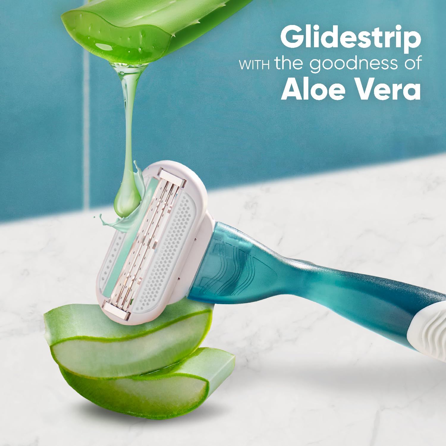 Gillette Venus Smooth Hair Removal Razor for Women with Aloe Vera