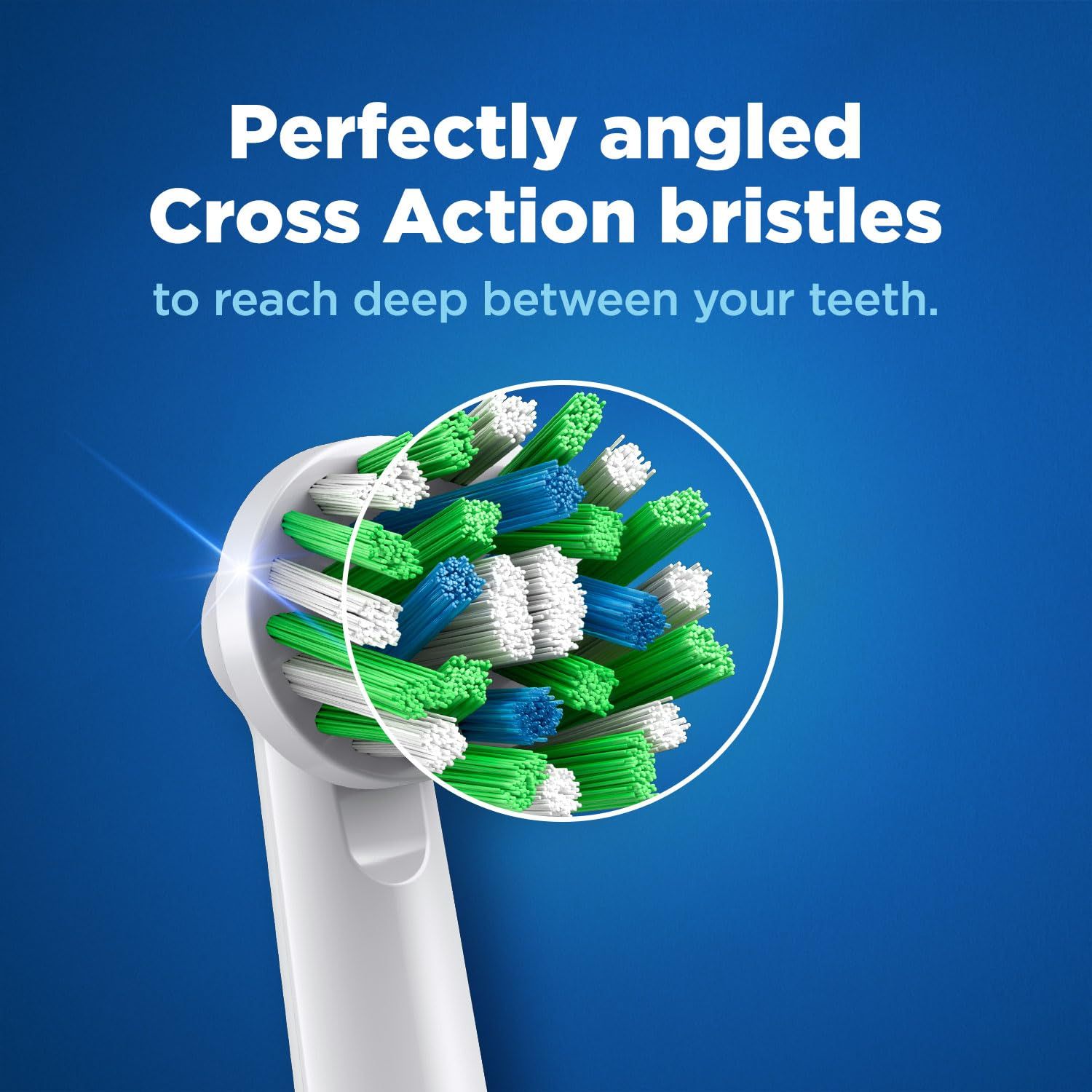 Oral B Cross Action Electric Toothbrush Soft Replacement Brush Heads Pack of 2