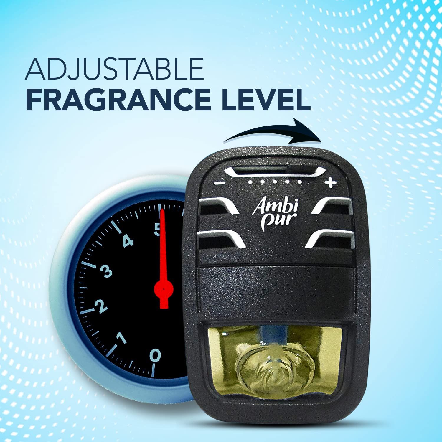 Ambi Pur Aqua Car Air Freshener Starter Kit (7.5ml)