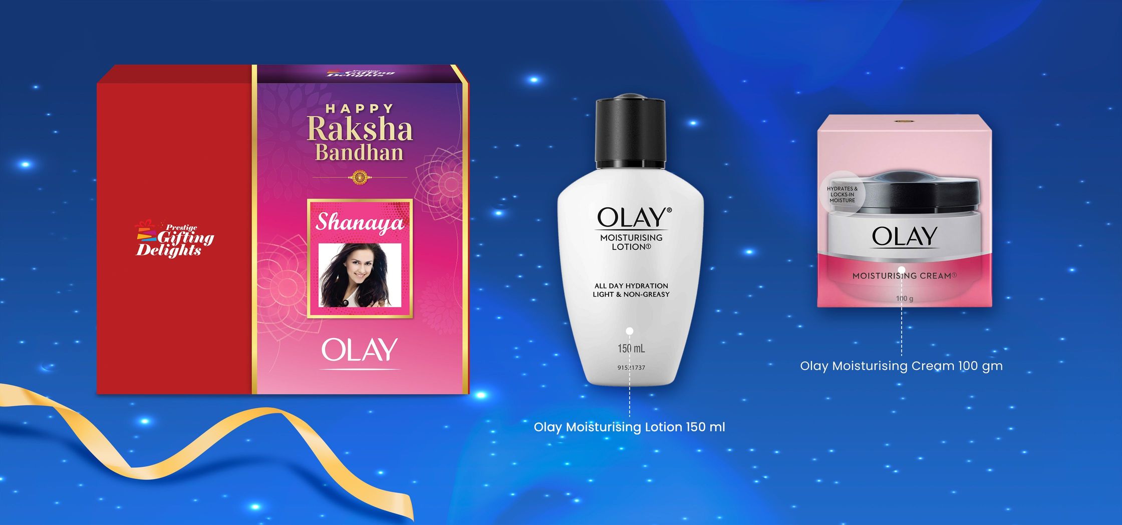 Olay Day & Night Moisturizer Rakhi Gift pack