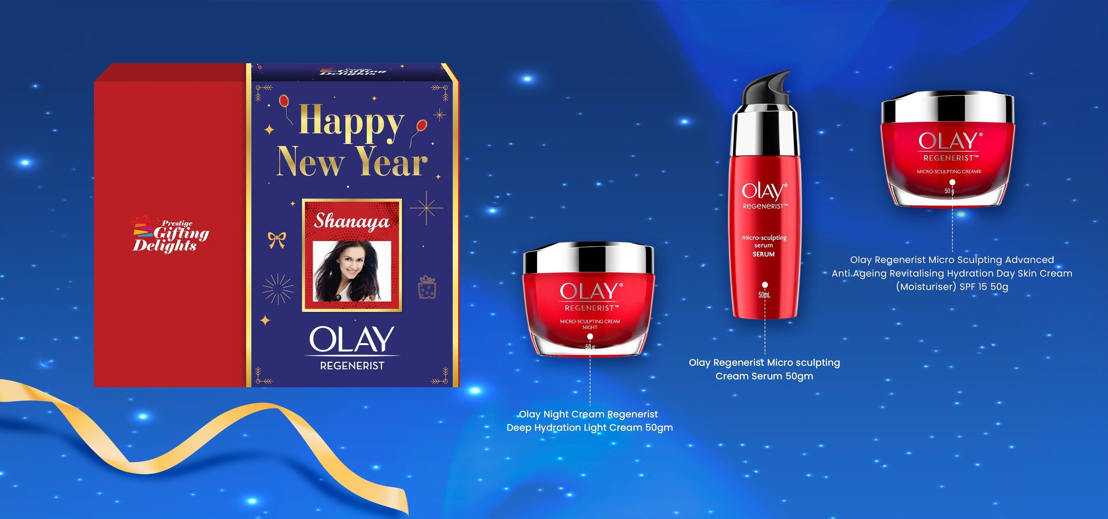 Olay RG Day & Night cream + RG Serum New Year Gift pack