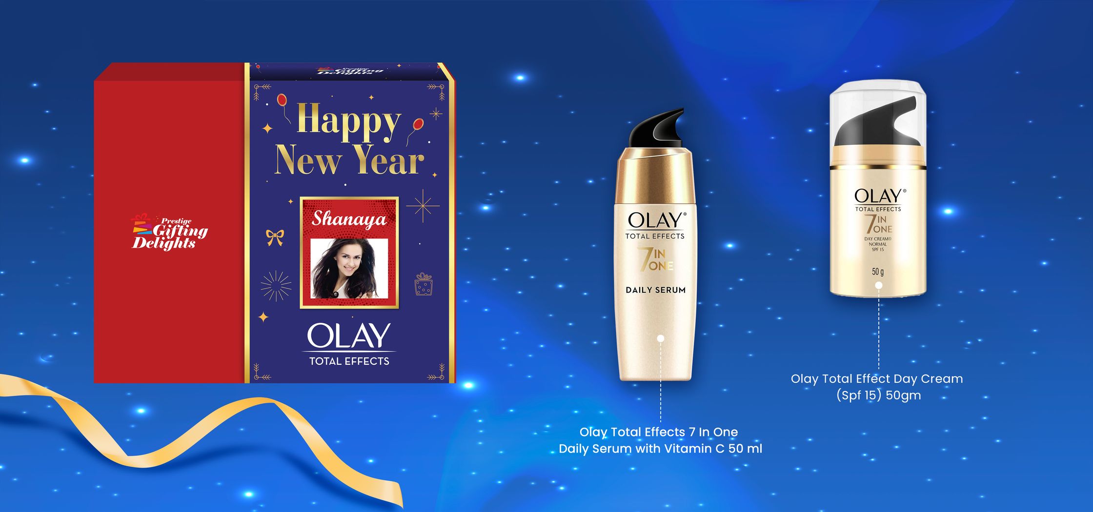 Olay Total Effect Cream + Serum New Year Kit