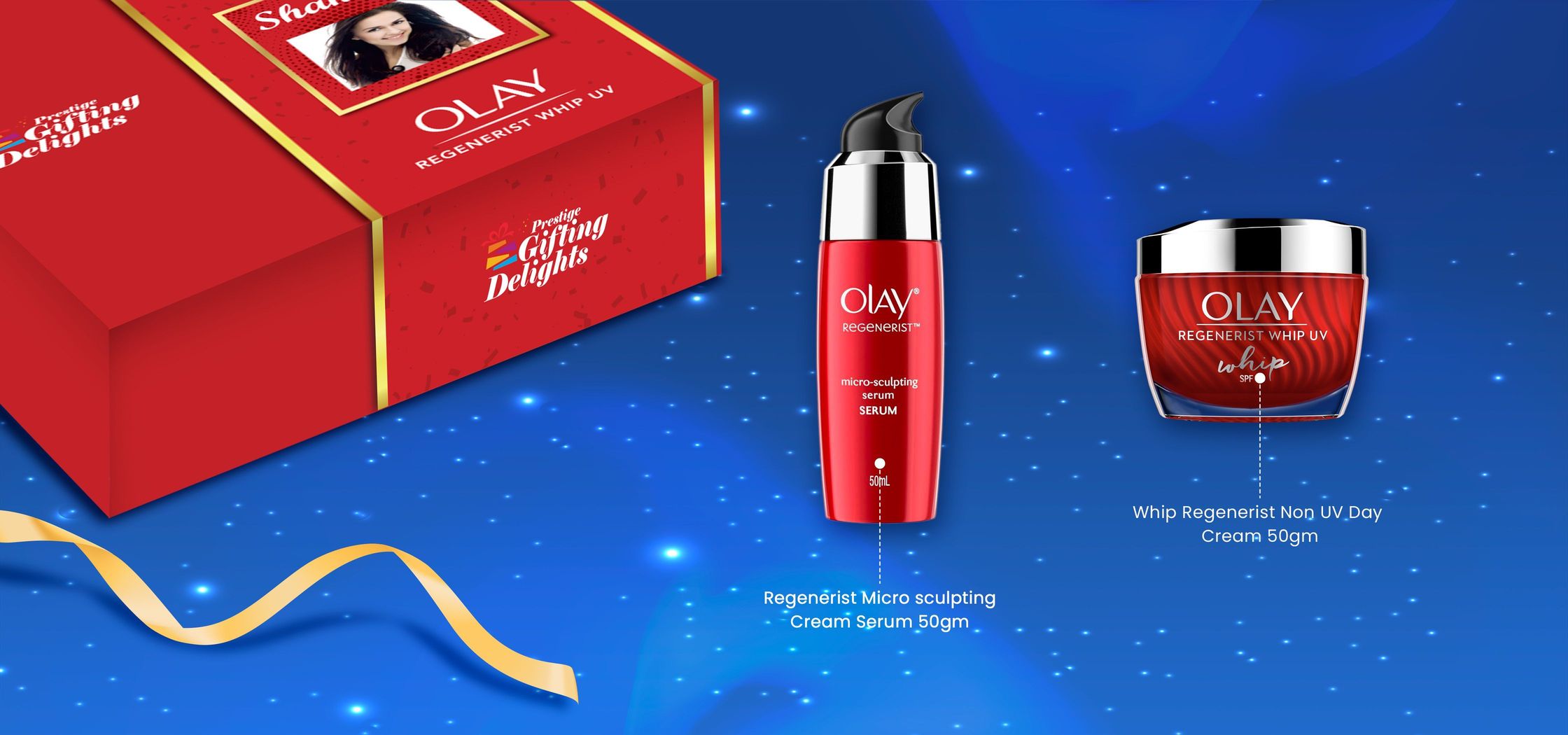 Olay Whip + Regenerist Serum Thank You Gift pack