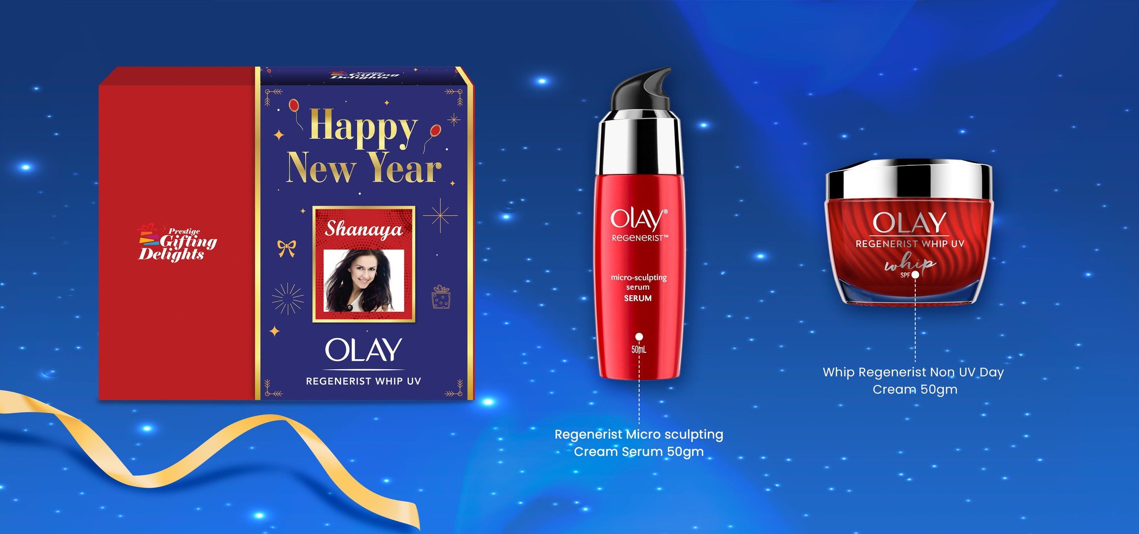 Olay Whip + Regenerist Serum New Year Gift pack