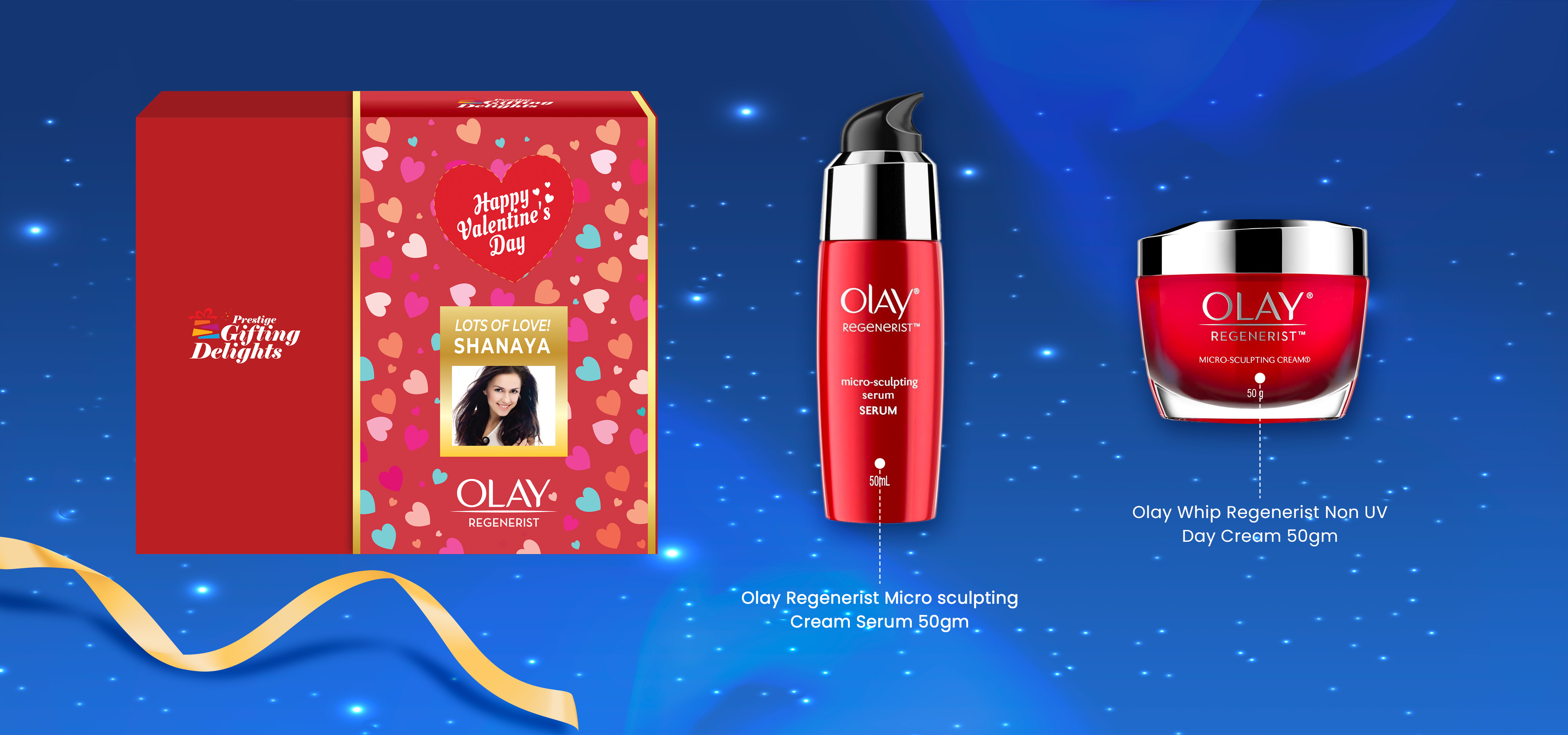 Olay Regenerist Day and Serum Valentines Day Gift pack