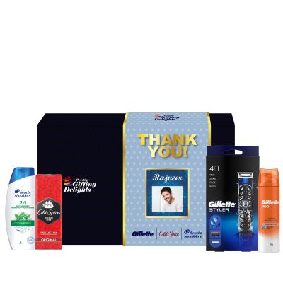 Men's Grooming Essentials Thank You Gift Pack