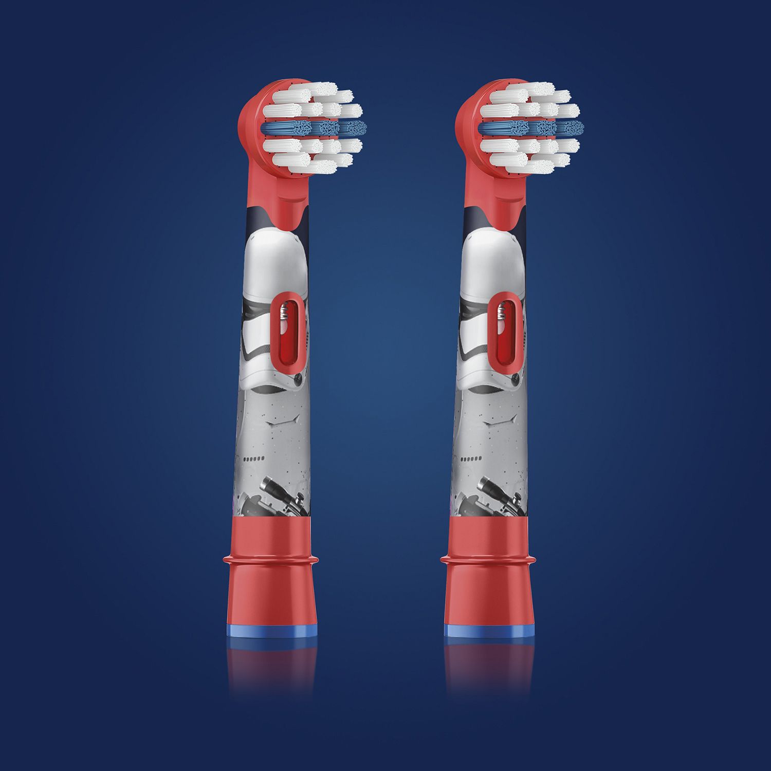 Oral B Kids Rechargeable Electric Toothbrush Soft Replacement Brush Heads Star Wars, Pack of 2