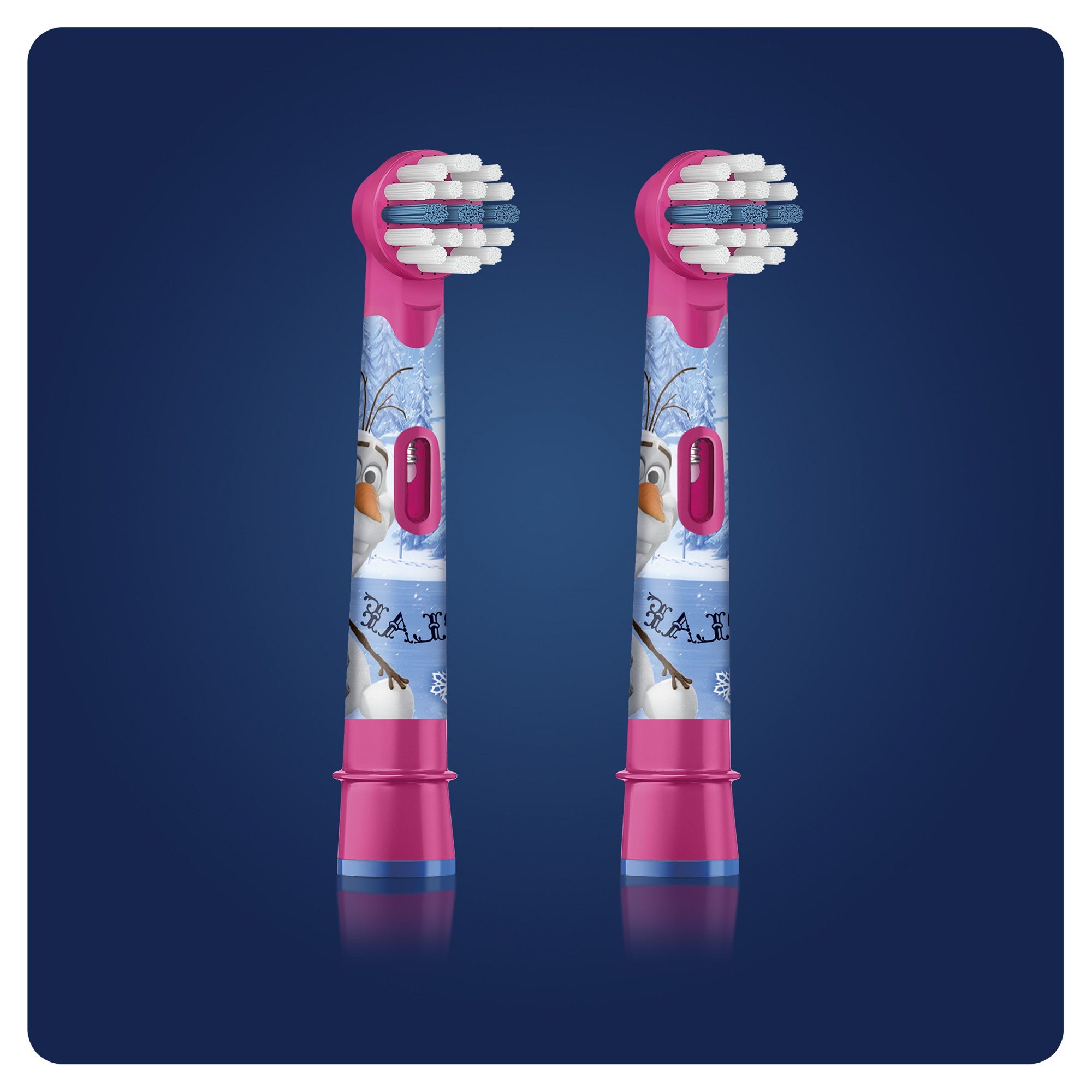 Oral B Kids Rechargeable Electric Toothbrush Soft Replacement Brush Heads Frozen, Pack of 2